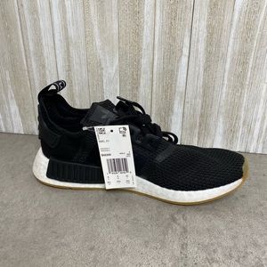 Brand new in box ADIDAS NMD R1 B42200 CORE BLACK GUM WHITE (8.5 men/10 women)